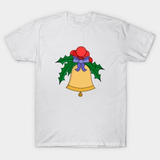 Lovely Christmas bell church hand bell T-Shirt